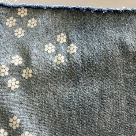 Point Sur Denim 11” Kick Out Crop High Rise Size 30 - Picture 16 of 16